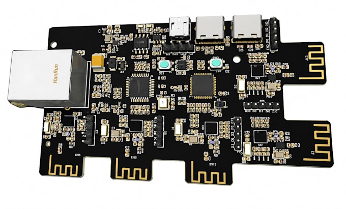 design pcb, schematic and develop esp32 arduino iot projects