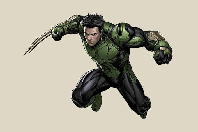 comic book illustration with comic book illustrator
