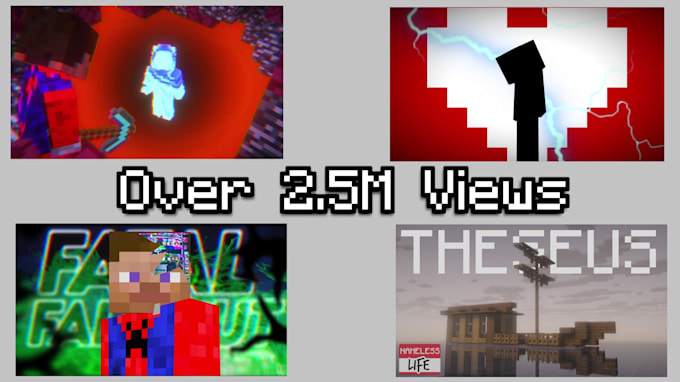 make minecraft youtube thumbnails no ai
