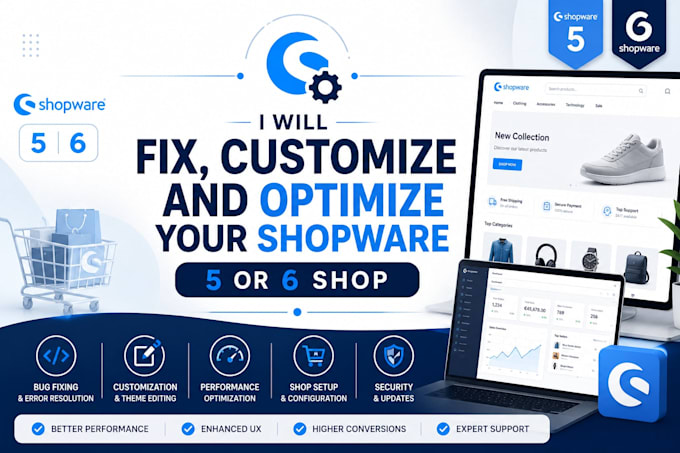 customize redesign and optimize your shopware 5 6 or jtl shop with SEO
