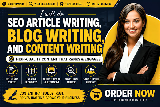 do SEO article writing, blog writing, and content writing
