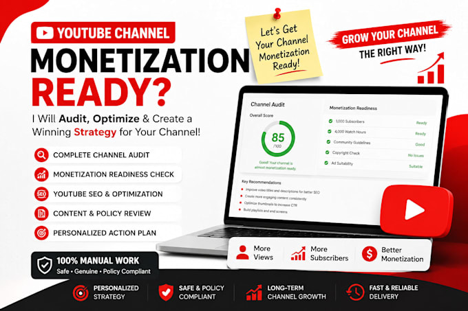 audit and optimize your youtube channel for ypp monetization