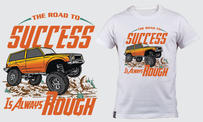 design trendy typography and illustration t shirt designs