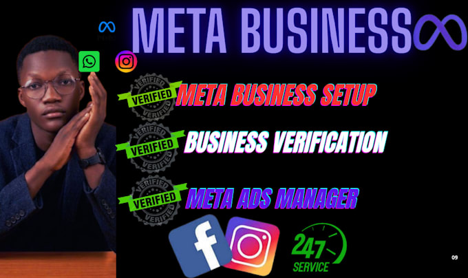 do meta business setup, meta business verification and meta ads manager