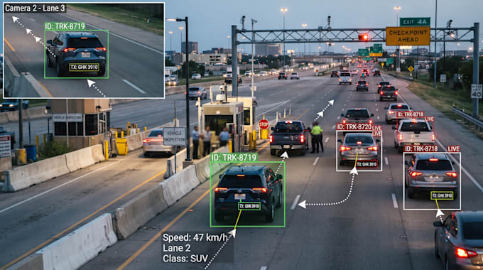 build real time vehicle tracking with license plate recognition