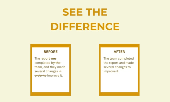 proofread and edit your document for clarity and flow