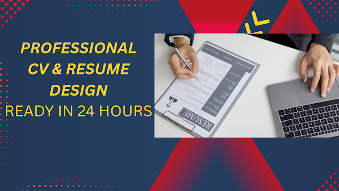 write a professional cv and resume with cover letter