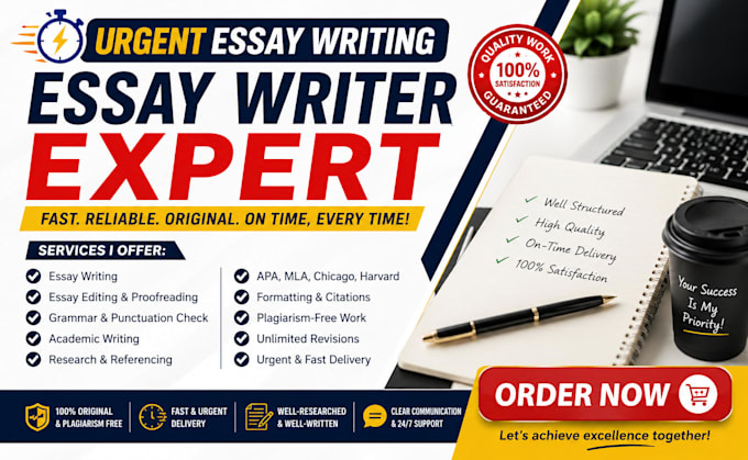 urgently edit, proofread and improve your essay or academic paper