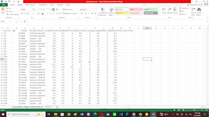 clean data with excel and convert pdf to excel