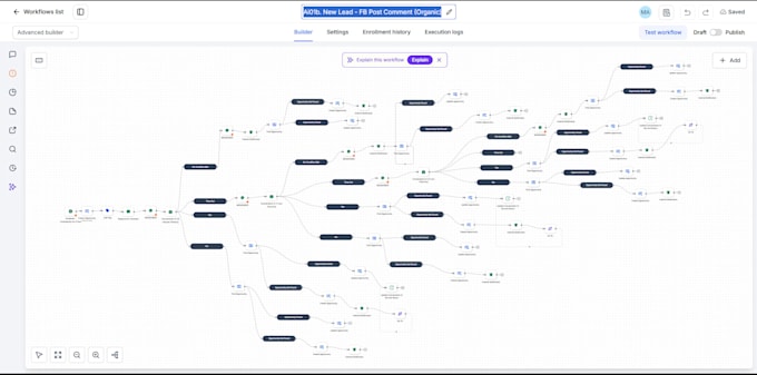 set up gohighlevel CRM automation workflows and lead nurturing pipeline