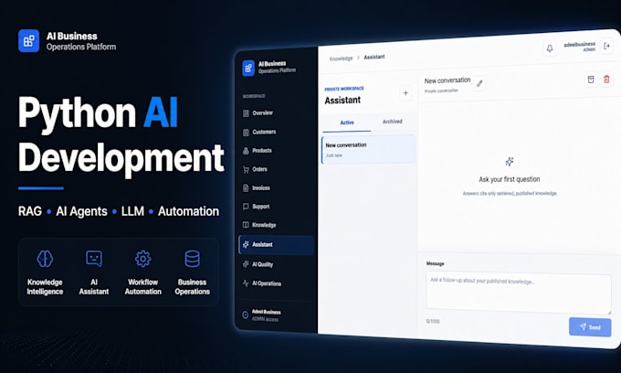 be your python ai developer for rag, ai agents, and automation