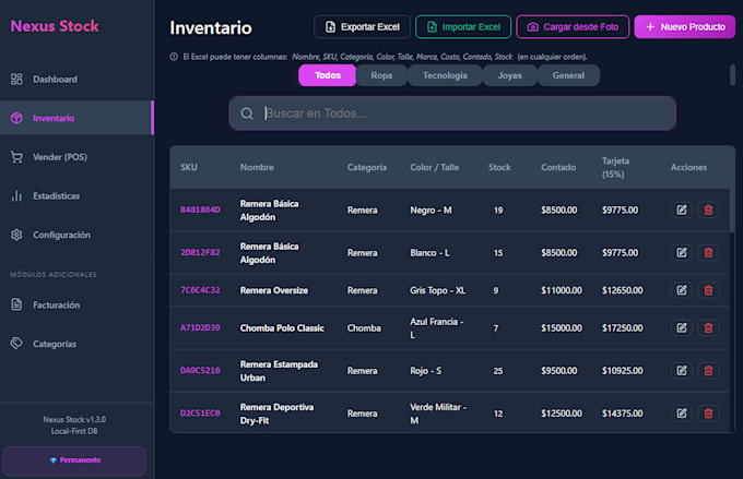provide a complete pos and inventory management software