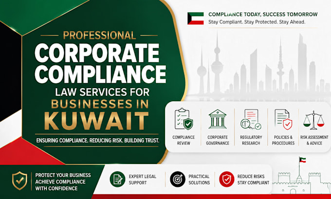 provide corporate compliance law services in kuwait