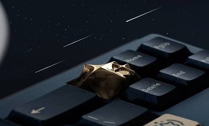 design custom keycaps, mechanical keyboard layouts and artwork