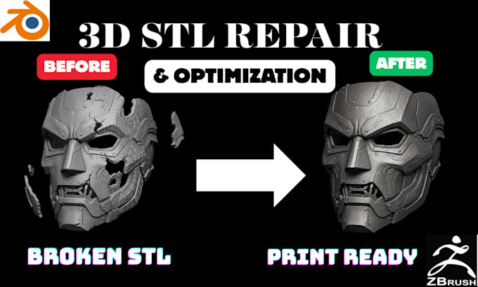 repair mesh resize and optimize your cosplay stl model files for 3d printing