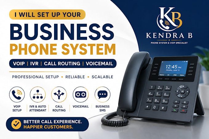 set up your business phone system and voip