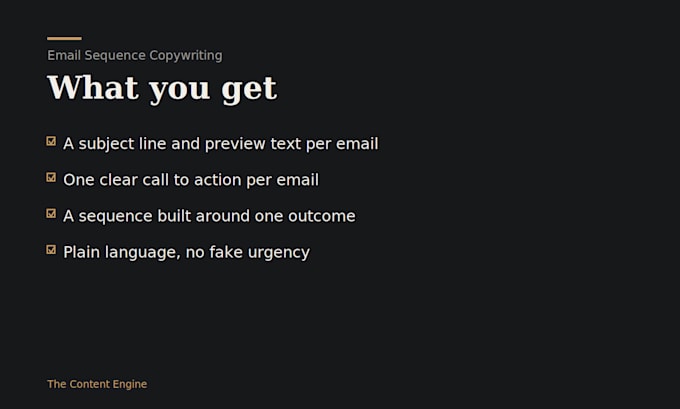 write a welcome and nurture email sequence copywriting for your small business