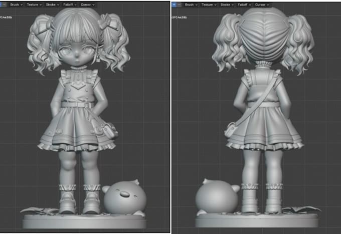 sculpt custom 3d model for 3d printing from your reference image or description