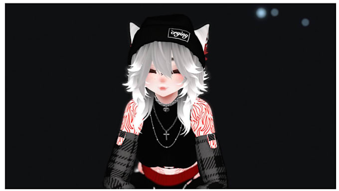 create a custom vrchat avatar, fully rigged and optimized