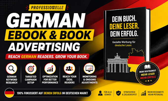 do german ebook promotion , german book promotion using german amazon ads