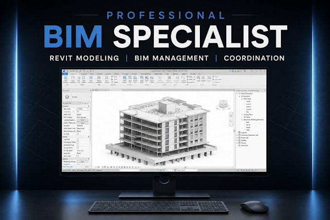 provide professional revit bim management and modeling services