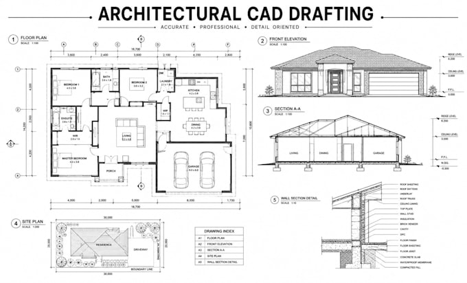 draft autocad floor plans, elevations, selections and site plans in ny, tx, ca