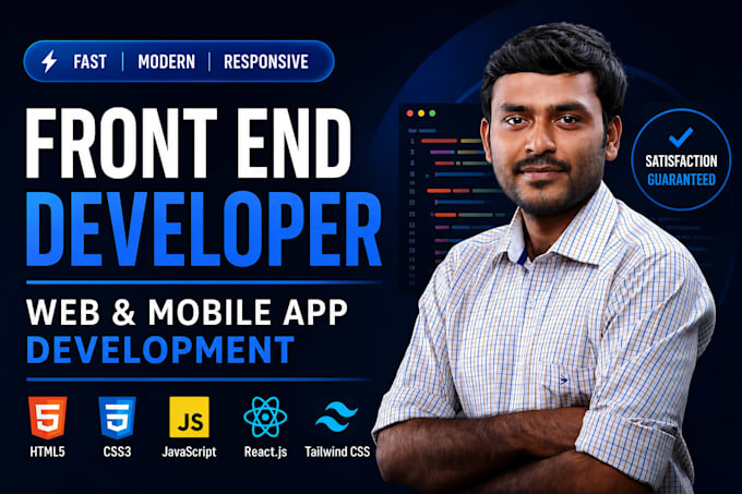 build web or mobile app as front end software developer