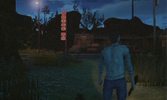 create retro ps1 psx style low poly terrain and horror game environments