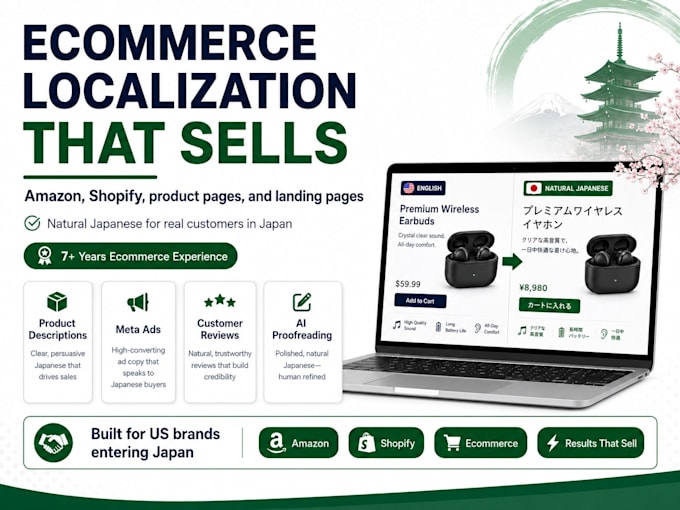 localize ecommerce content into natural japanese