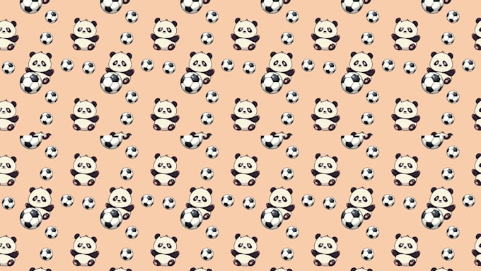 design cute seamless cartoon pattern for fabric, kids