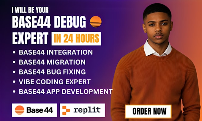 base44 expert fix base44 bugs replit ai base44 migration vibe coding expert