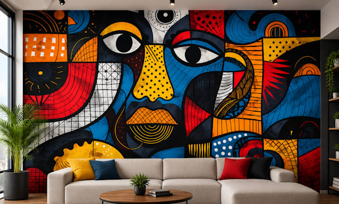 design custom mural wall art, graffiti and creative wall murals