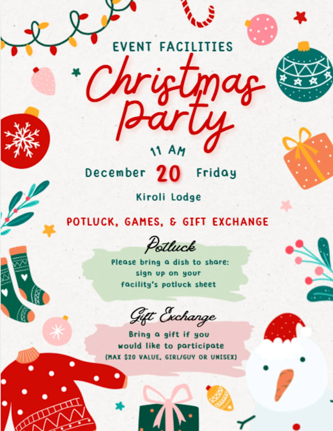 create a graphic for your event or business