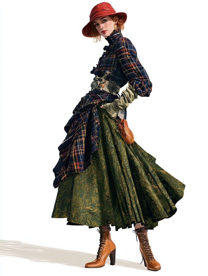make a fashion illustration