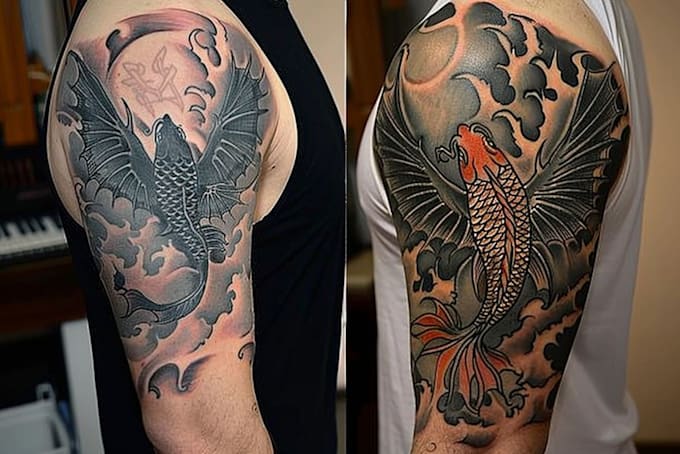design professional tattoo and custom tattoo