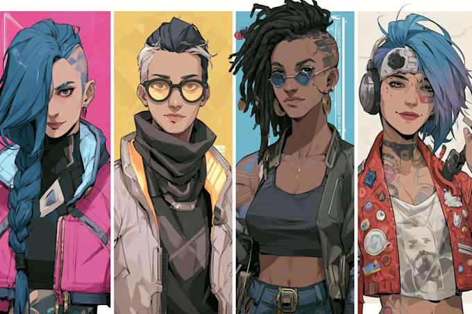 create science fiction, dystopian, cyberpunk illustration