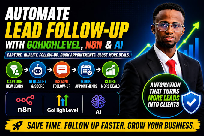 automate lead follow up with gohighlevel, n8n and ai