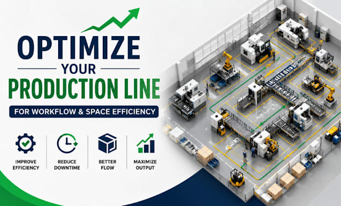 optimize your production line layout for workflow and space efficiency