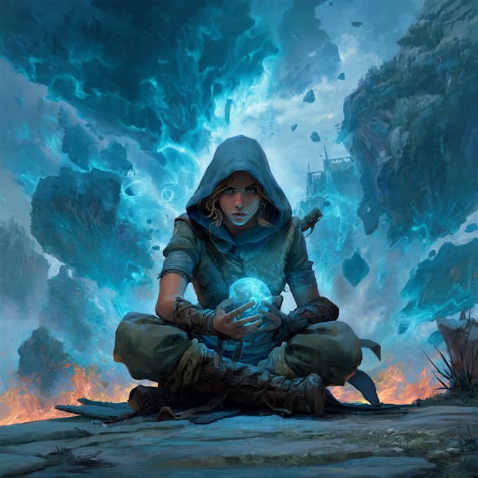 fantasy character art and fantasy character art