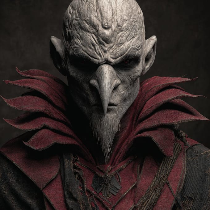 design fantasy horror and fantasy horror character