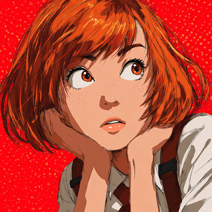 make a beautiful japanese anime style portrait