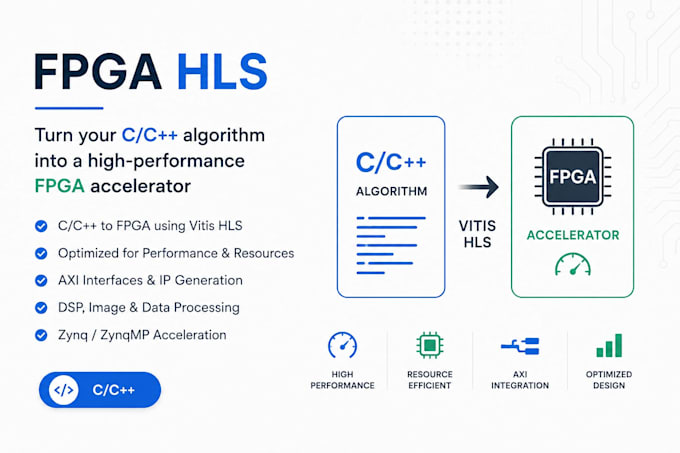 develop fpga hls designs using c cpp and vitis hls