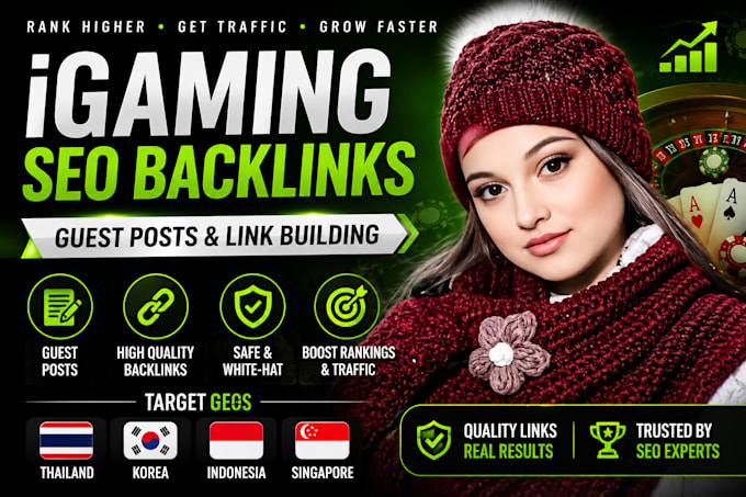 build igaming SEO backlinks USA UK