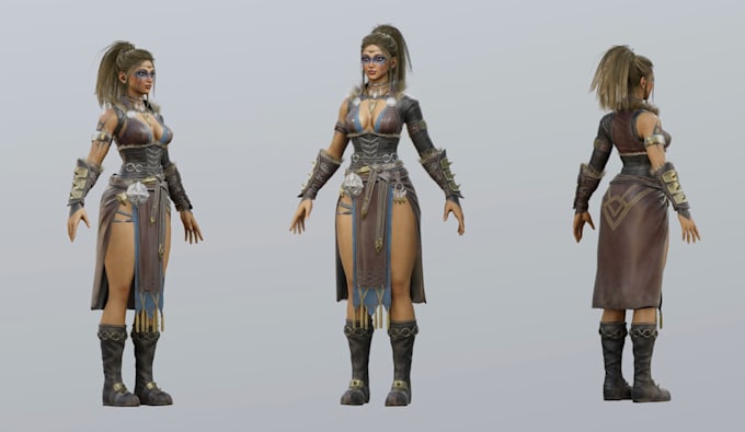 design 3d character and rigging for animation video,blender,maya,unity,3d vtuber