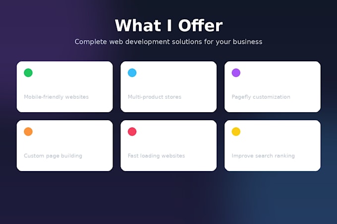 create a responsive wordpress or shopify website