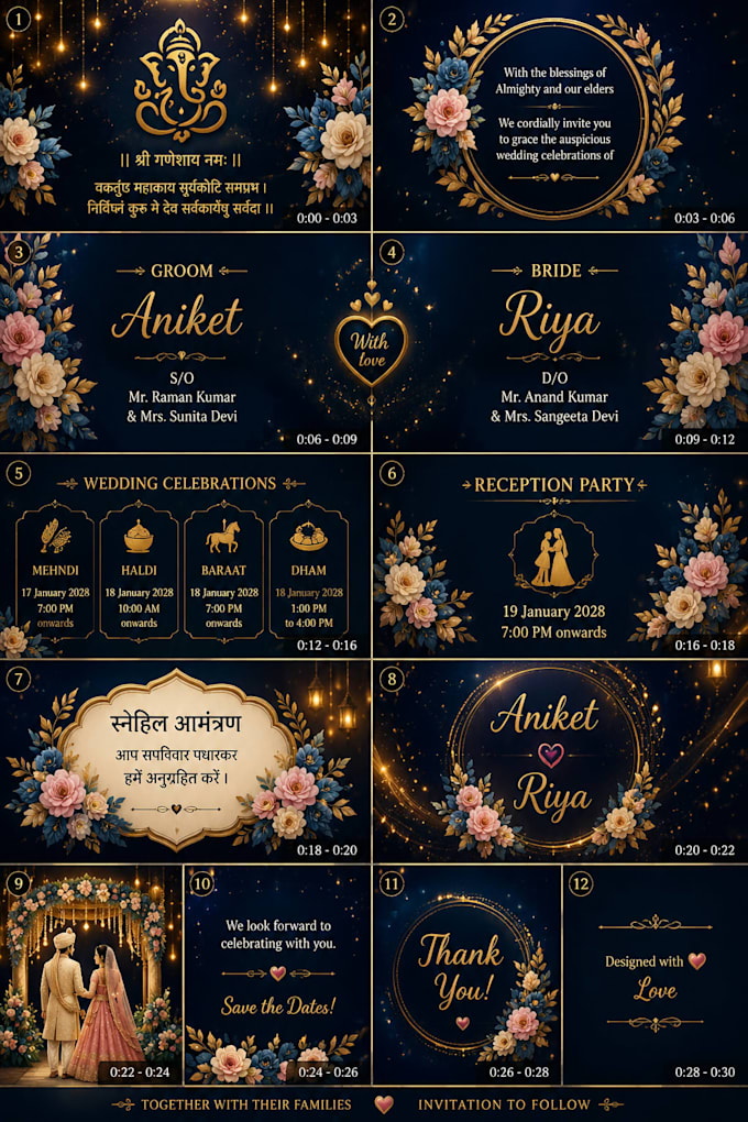 design custom marriage invitation card  logo