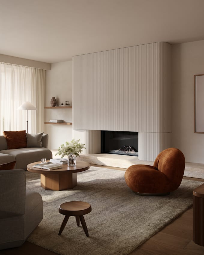 create photorealistic 3d interior rendering