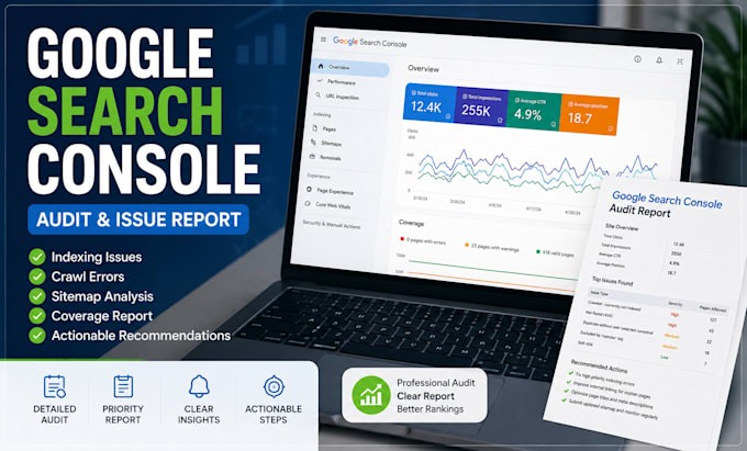 audit google search console and report indexing and crawl issues
