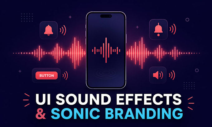 design custom UI sound effects and app sonic branding