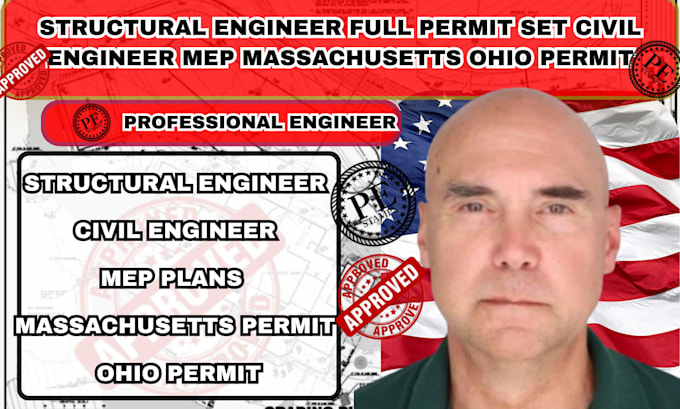 structural engineer full permit set civil engineer mep massachusetts ohio permit